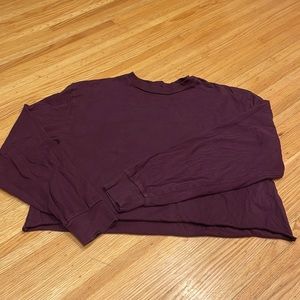 TNA crop long sleeve shirt